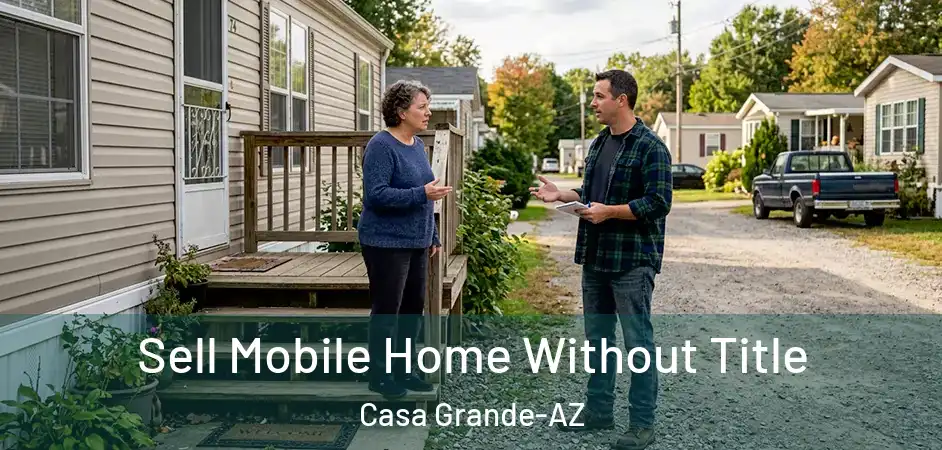  Sell Mobile Home Without Title Casa Grande-AZ